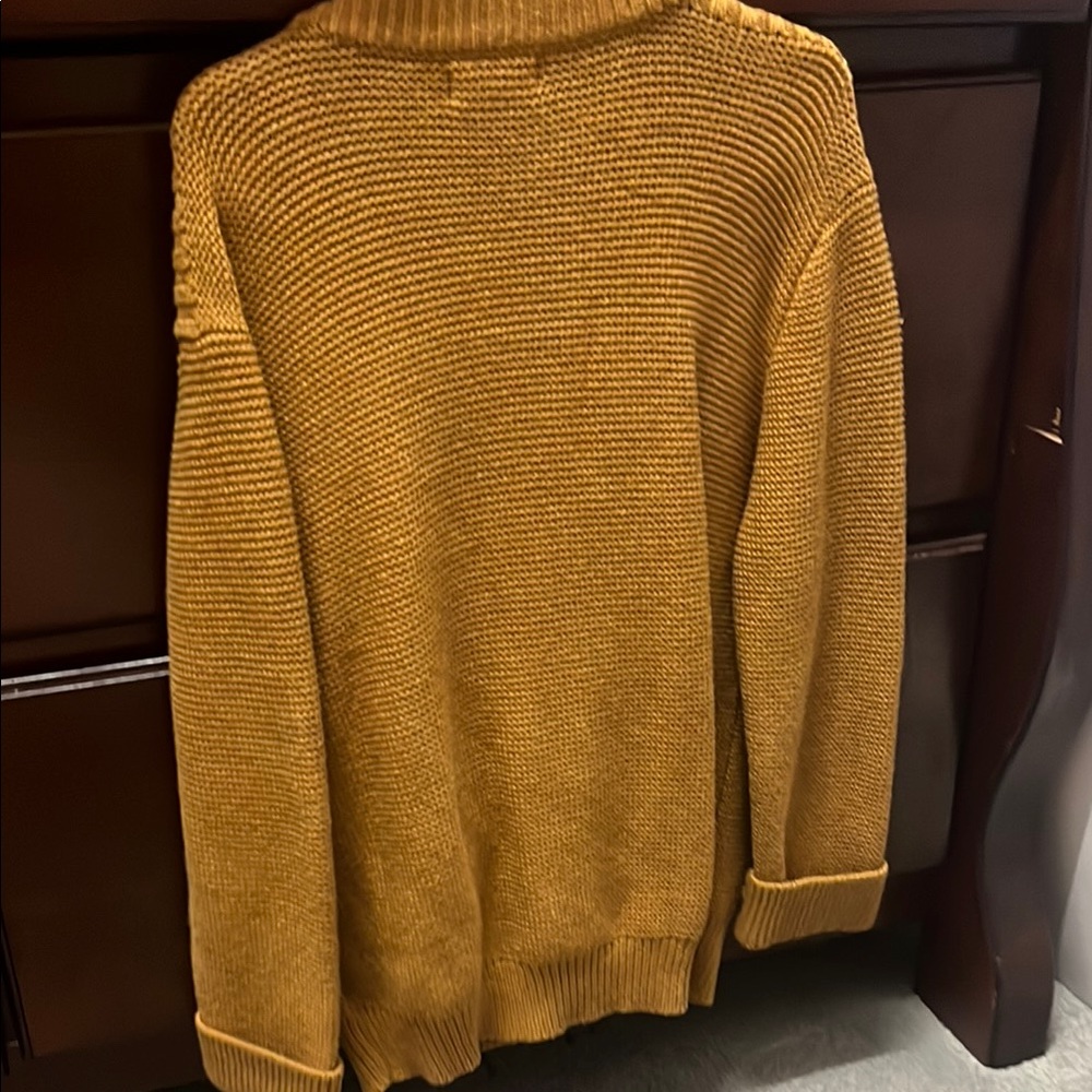 Cat & Jack Cardigan Zip Up Sweater Chunky Knit - Picture 4 of 4